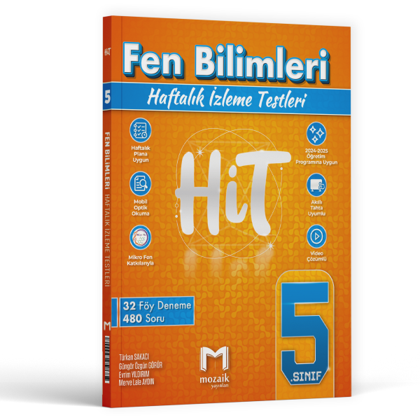 5.SINIF MOZAİK HİT 32 Lİ DENEME FEN BİLM. - 25-26